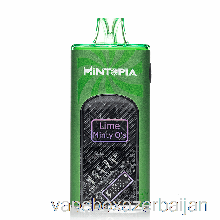 Vape Baku Mintopia Turbo 9000 Disposable Lime Minty Os